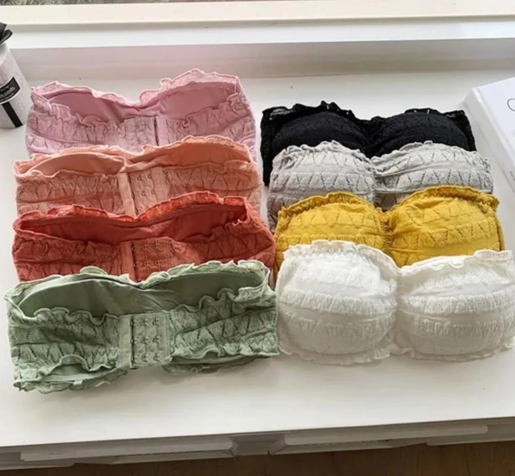 Net plain comfortable padded lightwight BRA