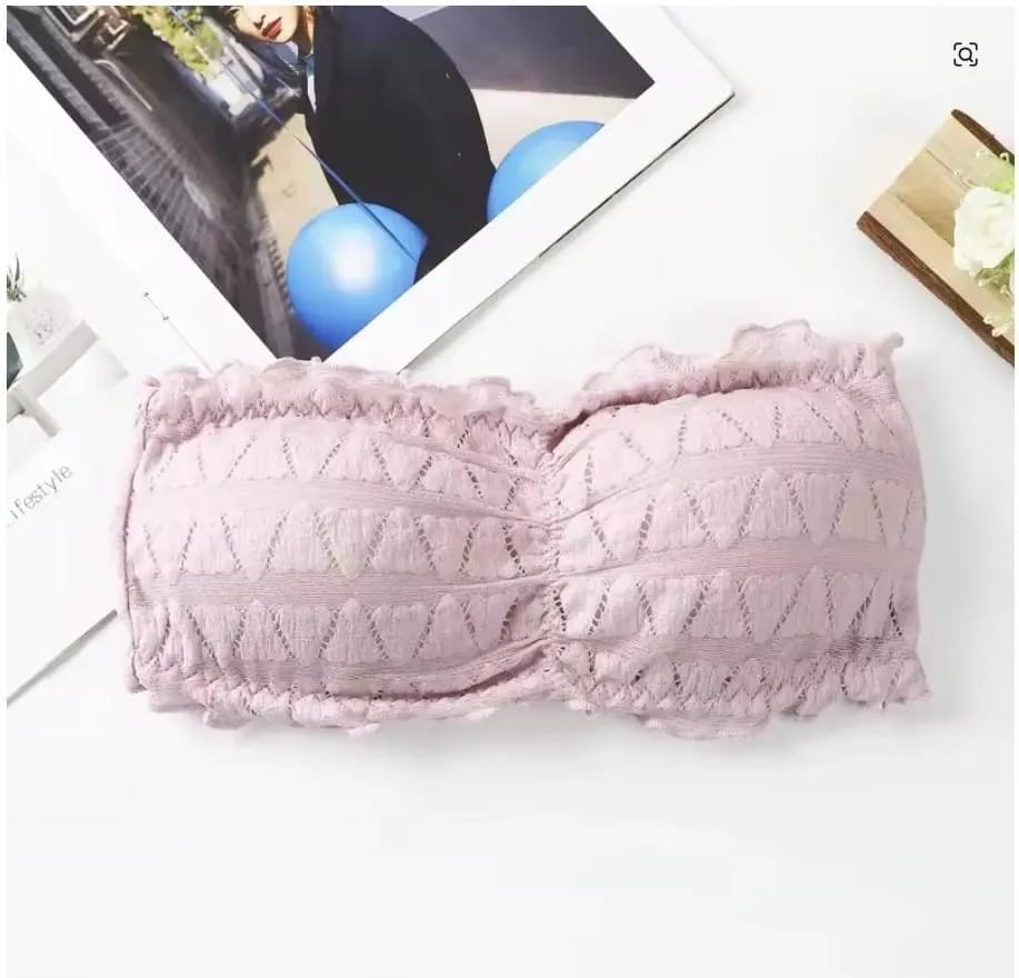 Net plain comfortable padded lightwight BRA