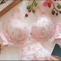 Cotton C cup bra set