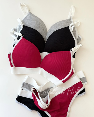 Soft plain padded Bra