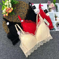 Net padded soft bra